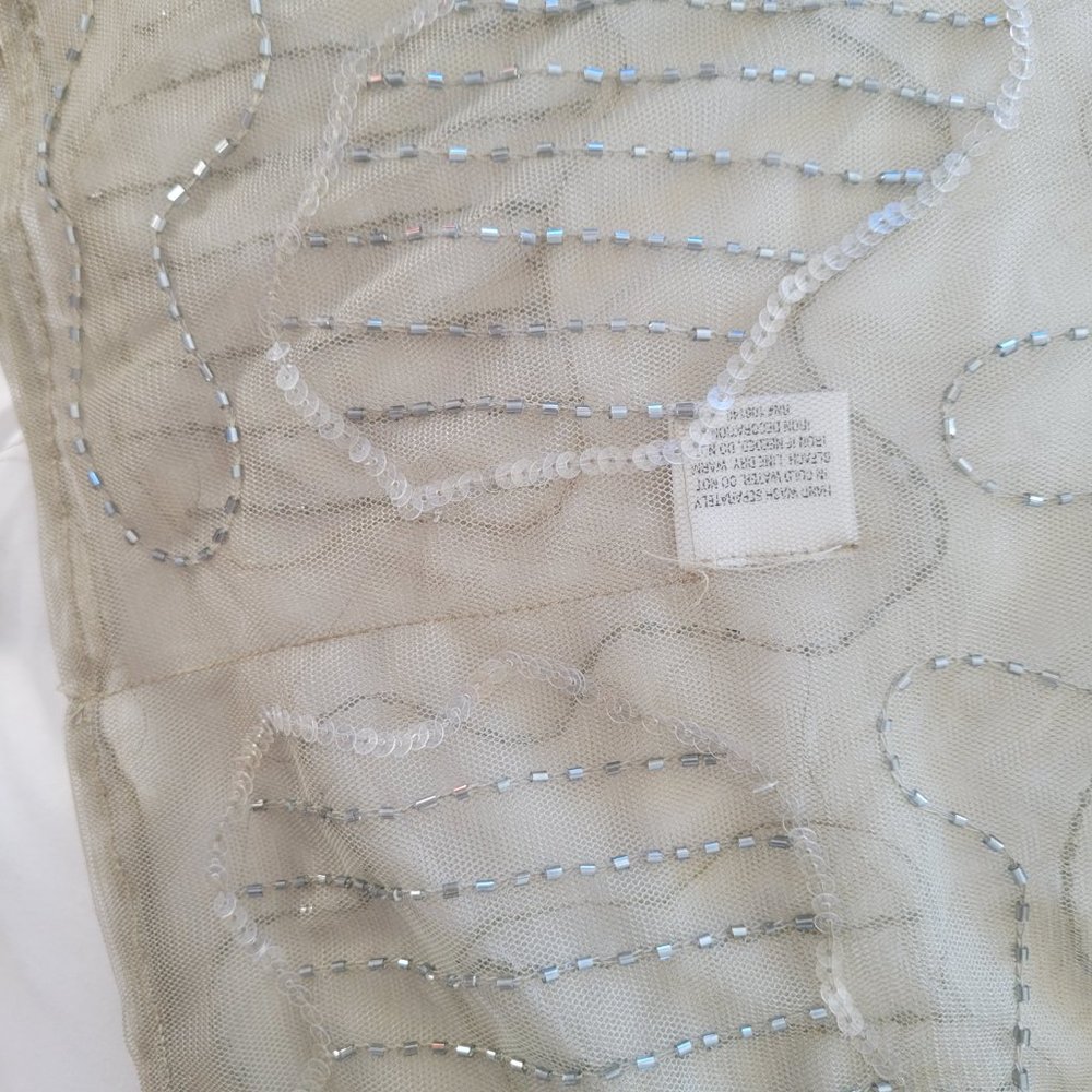 NWT BAR III Sheer Embroidered top, S - Picture 5 of 8